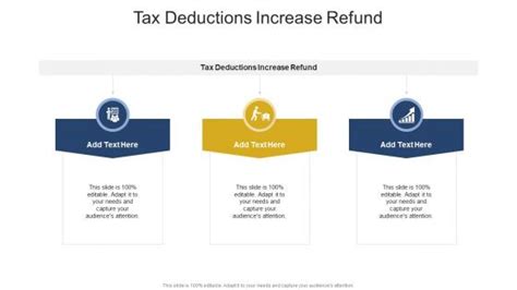 Tax Deductions Increase Refund PowerPoint Presentation And Slides