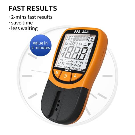 URIT 5 in 1 Blood Lipid Test Meter - Home Cholesterol Test Kit with 10