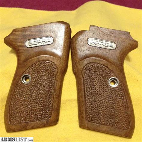 Armslist For Saletrade New Bersa Thunder 380 Factory Logo Wood Grips