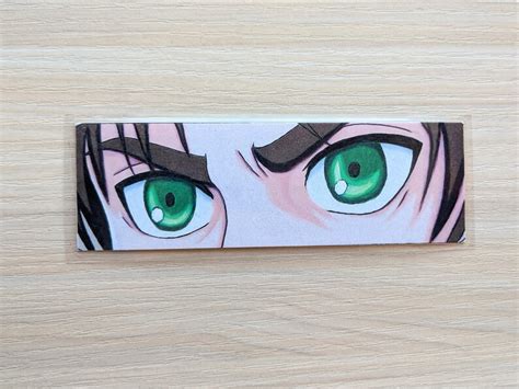 Gl Nzendes Laminiertes Lesezeichen Anime Lesezeichen Manga Etsy