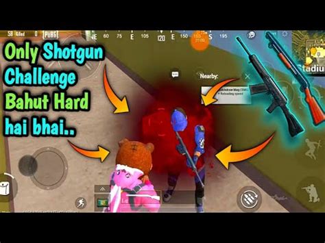 Only Shotgun Challenge In Pubg Mobile Lite Only Shotgun Fight Android