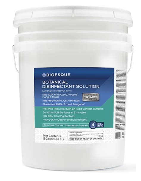 Bioesque Botanical Disinfectant Cleanhub Llc