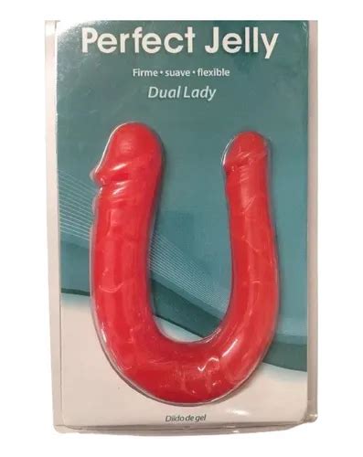 Dildo Doble Cabeza Perfect Jelly Dual Lady Meses Sin Inter S