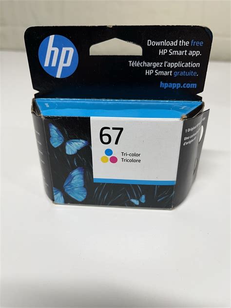 Hp 67 Tri Color Original Ink Cartridge 3ym55aa 315460576959 Ebay