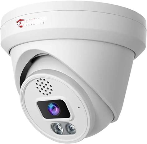 6mp Turret Poe Camera Outdoor Ultrahd Security Ip Dome Camera With Mic