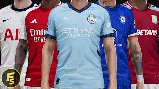 Pes Football Life Premier League Full Kits Kitpack