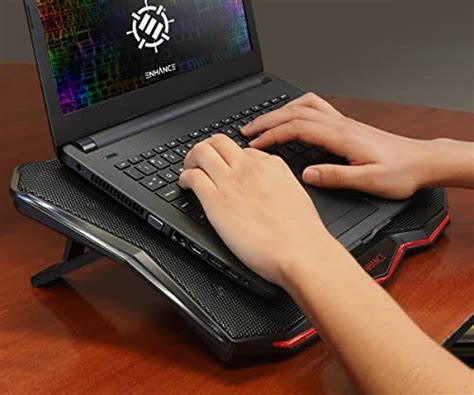 Enhance Cryogen Gaming Laptop Cooling Pad Stand Laptop Cooler With