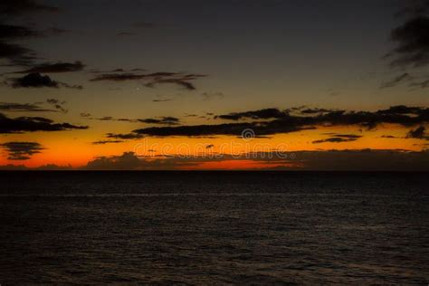 Sunset at Kaanapali Beach stock photo. Image of north - 99882346