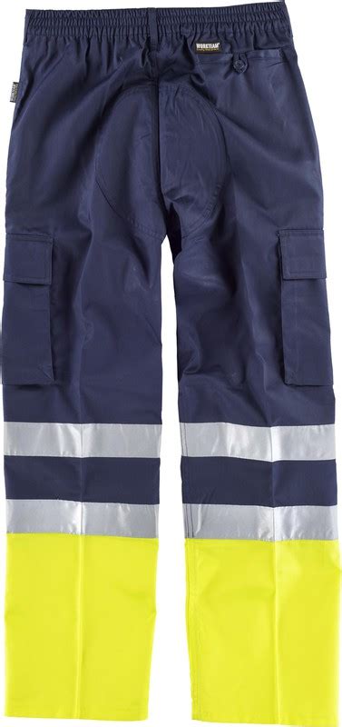 Pantalon Bicolore Avec Deux Rubans Haute Visibilit Et Ceinture