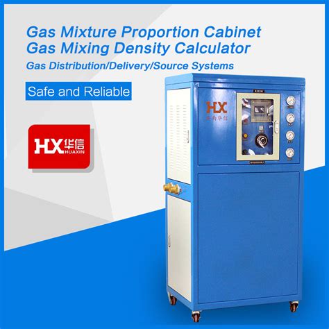 Vertical Type Gas Mixture Density Calculator Gas Mixer China Gas