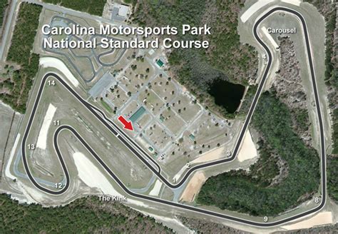 Carolina Motorsports Park Track Map Infoupdate Org