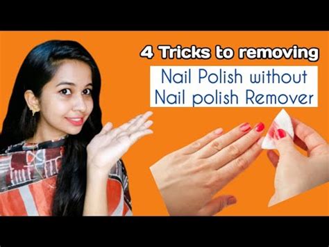 Tricks To Remove Nail Polish Without Nail Polish Remover Tamil