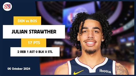 JULIAN STRAWTHER 17 PTS 2 REB 1 AST 0 BLK 0 STL Vs BOS 06 Oct 24 25