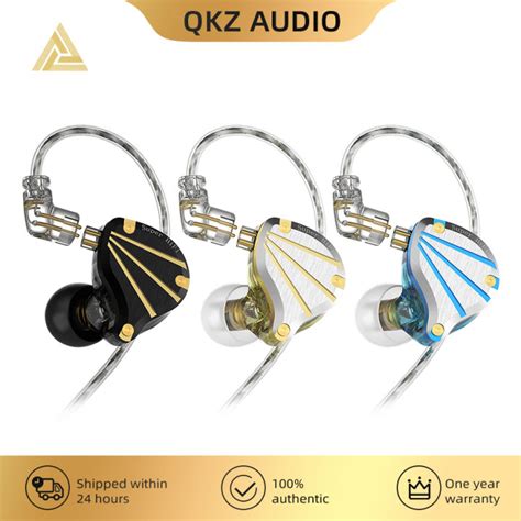 Original Qkz Ak6 Titan Metal Headphone Super Hifi Bass Dynamic Tech