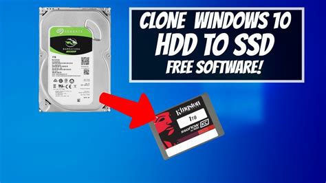 How To CLONE Windows 10 HDD To SSD For Free YouTube