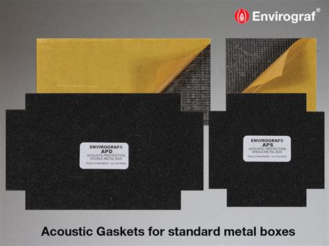 Fire And Acoustic Protection Gaskets For Metal Boxes Envirograf