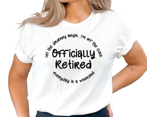 Retirement Tee Shirts For Women That Are Fun Feminine