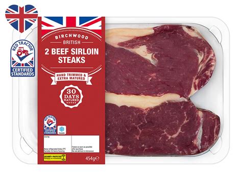 Birchwood British Beef Sirloin Steaks Lidl