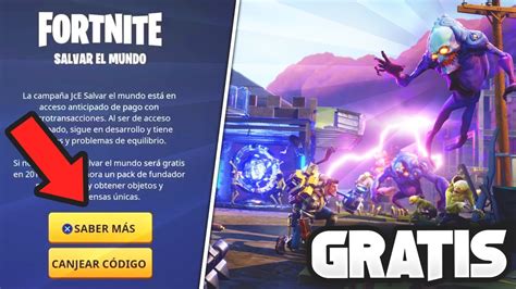 Como Conseguir SALVAR EL MUNDO GRATIS En Fortnite P Doovi