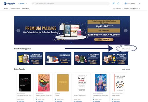 Cara Berlangganan Paket Premium Gramedia Digital Ikuti Langkah Ini