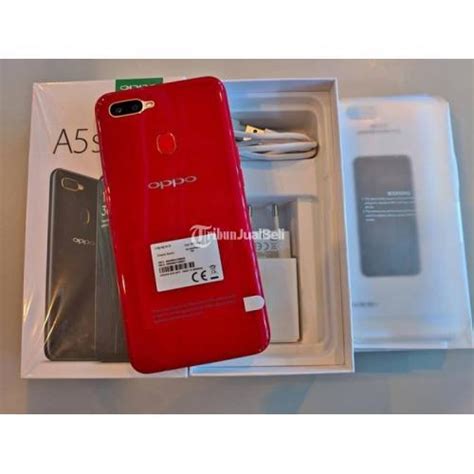 Hp Oppo A5s 2019 332gb Red Fullset Mulus Garansi Aktif No Minus Siap