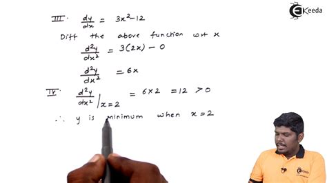 Maxima And Minima Problem No 1 Application Of Derivatives Diploma Maths Ii Youtube