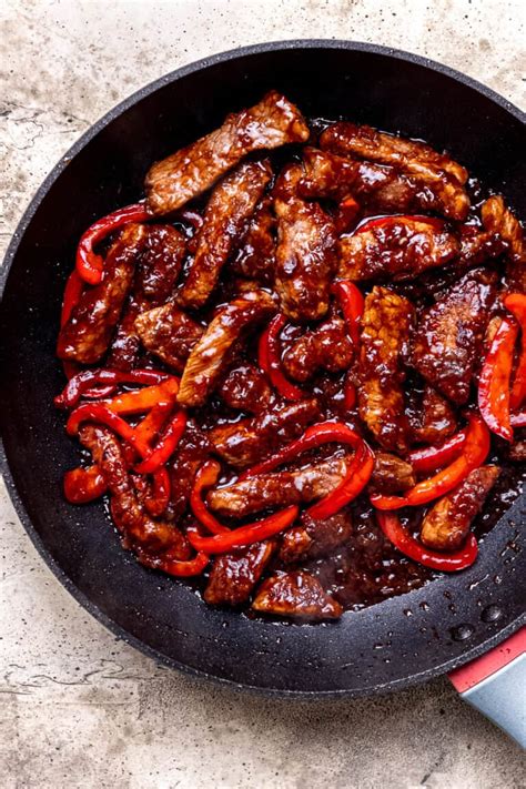 30 Minute Easy Sticky Crispy Chilli Beef Savvy Bites