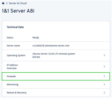 Creating A Ruleset For A Hardware Firewall Dedicated Servers Ionos Help