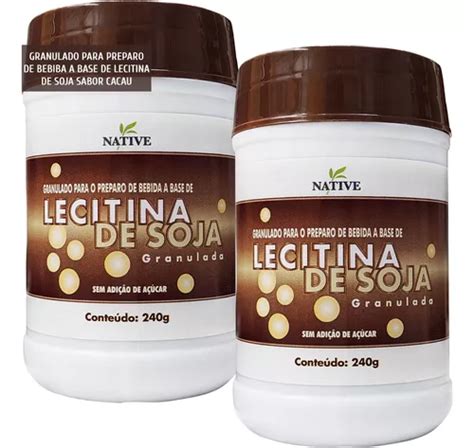 Kit Lecitina De Soja Granulada Native G Sabor Cacau Mercadolivre