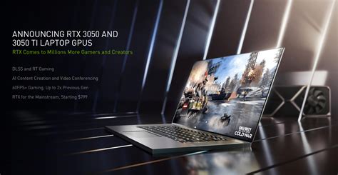 Nvidia releases GeForce RTX 3050 and Ti for sleek gaming laptops ...