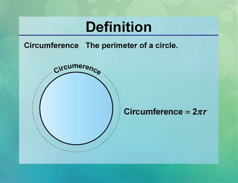 Definition--Circle Concepts--Circumference | Media4Math