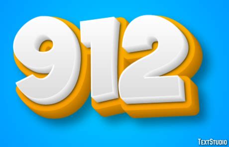 yellow white  text effect generator