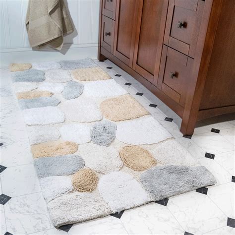 Chesapeake Pebbles Spa Bath Rug Runner 24 X 60