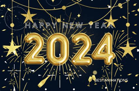 Gold Themed Happy New Year 2024  Pictures Photos And Images For