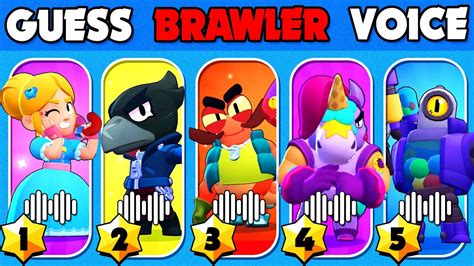 Guess The Haracter By Voice Guess Brawler S Voice Brawl Stars Quiz