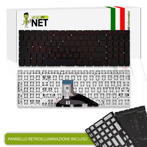 TASTIERA RETROILLUMINATA ROSSA Compatibile Con HP OMEN 15 Dc0998nl