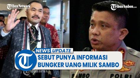 Kamaruddin Simanjuntak Sebut Punya Informasi Keberadaan Bungker Uang