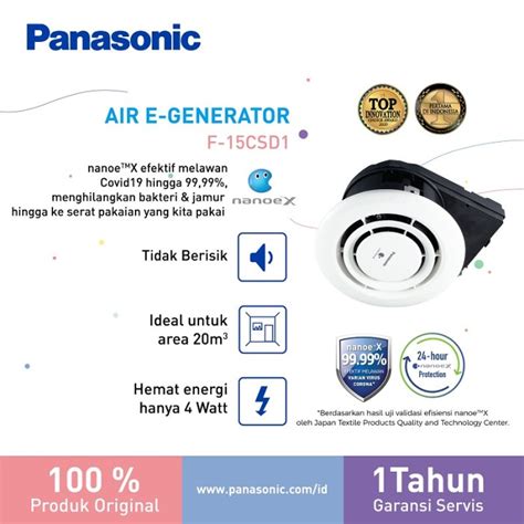 Promo Panasonic FV 15CSD116 Nanoex Generator Cicil 0 3x Kota