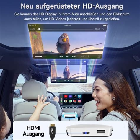 Carlinkit Tbox UHD Android 13 CarPlay AI Box Mit HD Ausgang Carlinkit