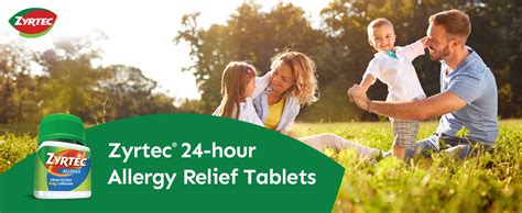 Amazon Zyrtec 24 Hour Allergy Relief Tablets Indoor Outdoor