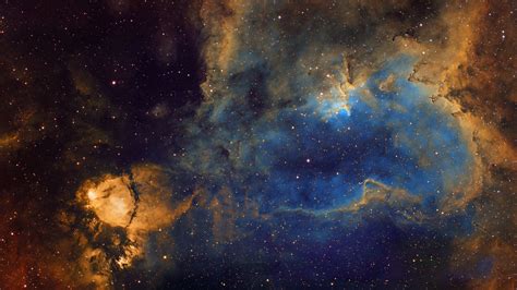 Fonds d écran Nébuleuse étoiles galaxie nuages 3840x2160 UHD 4K image