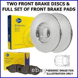 FRONT BRAKE DISCS AND BRAKE PADS FITS FORD FOCUS C MAX KUGA VOLVO S40