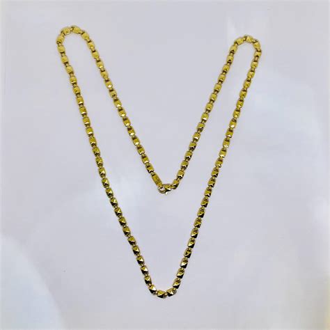 Collana Oro Giallo Kt Di Grammi Scritta Chimento