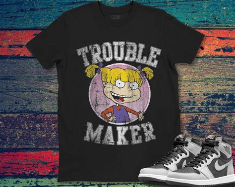 Rugrats Angelica Trouble Maker Funny Cartoon Unisex Gift T Shirt