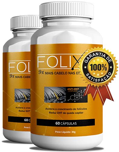 01 Atacado Folixil Fórmula Plus Anti Calvície