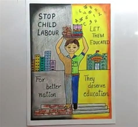 stop child labour poster drawings    aboutchild