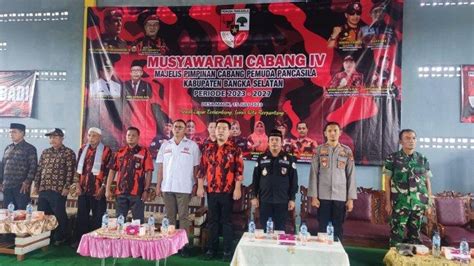 Ahen Terpilih Jadi Ketua MPC Pemuda Pancasila Bangka Selatan Secara