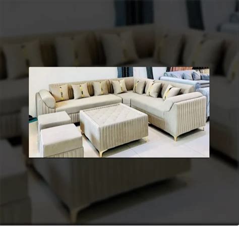 Brown 8 Seater Designer Sofa Set 3 3 1 1 Velvet At Rs 5000 Set In New