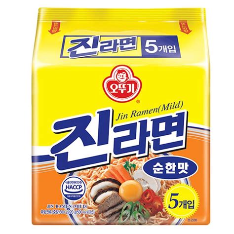 Ottogi Jin Ramyun Mild Multipack 120g 5 Shopee Malaysia