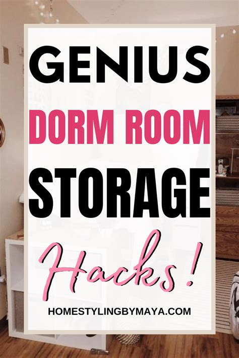 Brilliant Dorm Room Storage Ideas And Hacks